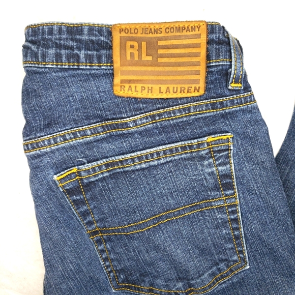Ralph Lauren Woman's Blue Stretch Kelly Jeans Size 8x30 - Picture 7 of 16